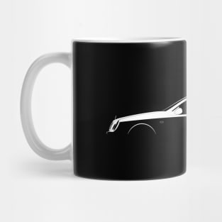 Mercedes-Benz CLK-Class (W208) Silhouette Mug